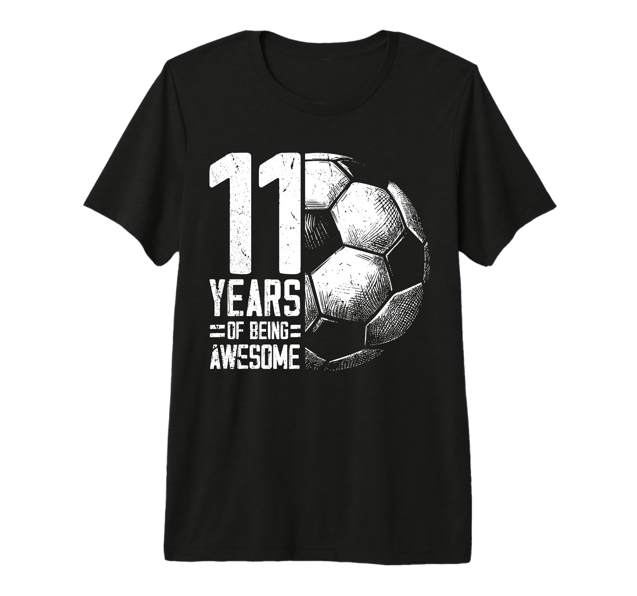 11Th Birthday Soccer Player Football T-Shirt - Trendy Graphic for Adults