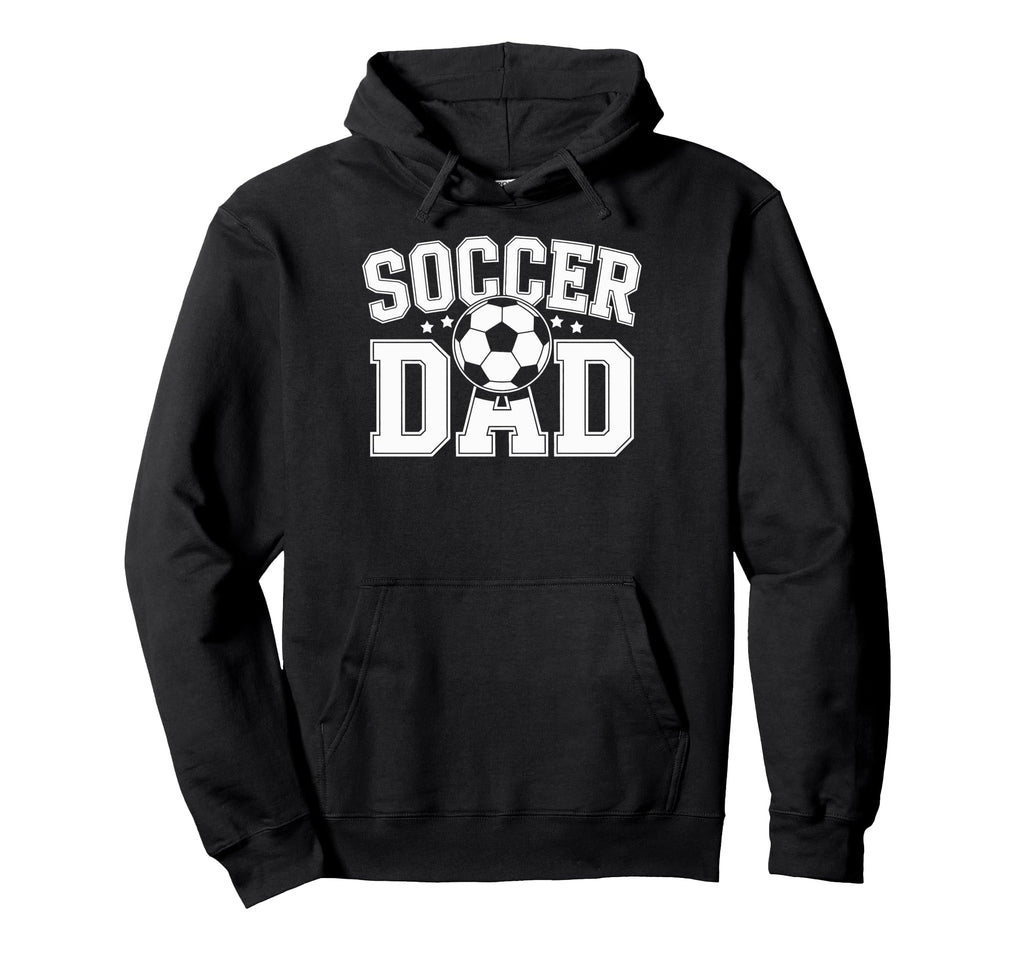 Soccer Dad Proud Soccer Players Coach Hoodie - Minimalist Print for Adults