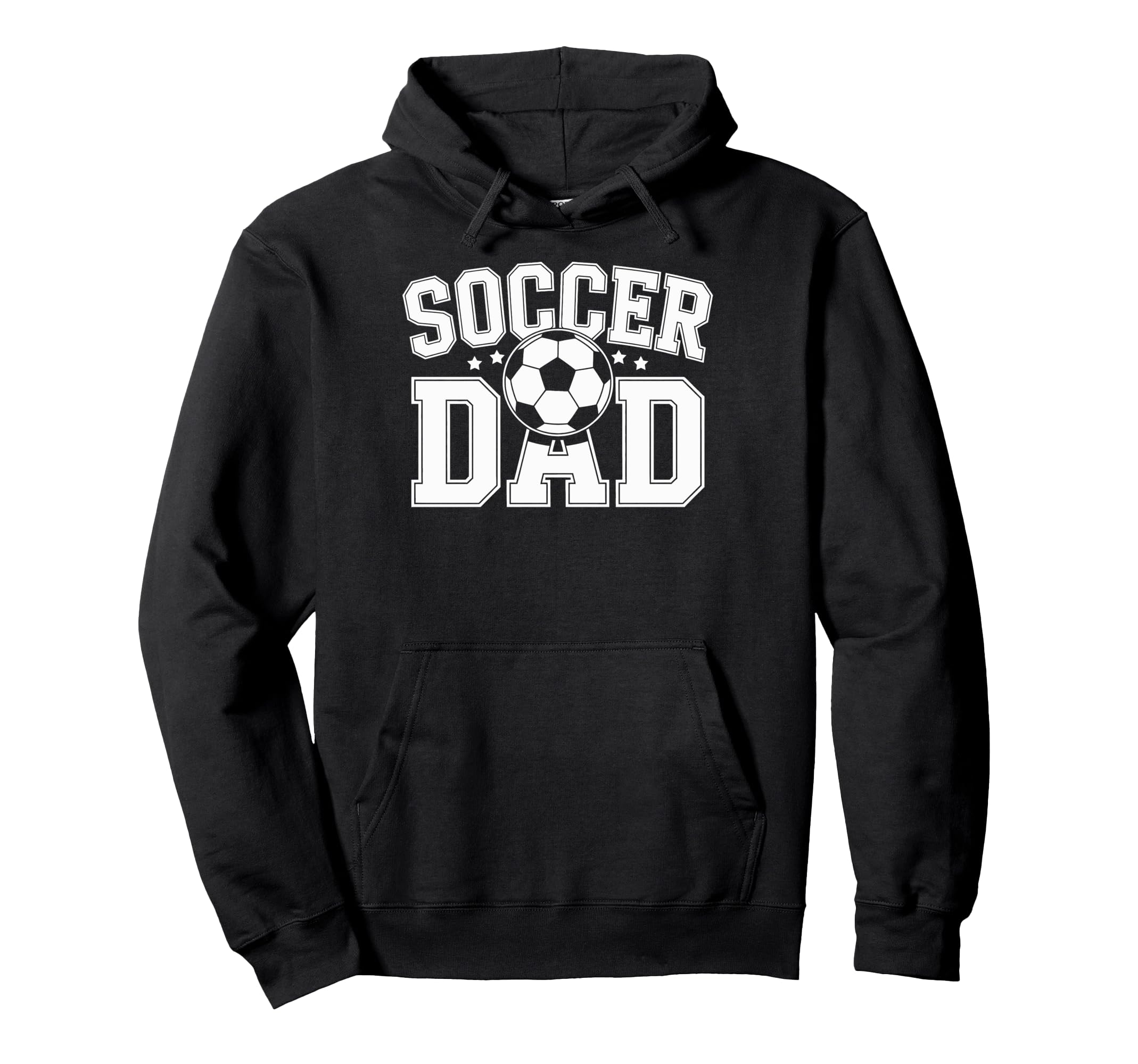 Soccer Dad Proud Soccer Players Coach Hoodie - Minimalist Print for Adults