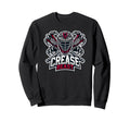 Lacrosse Goalie Crease Beast Funny Sweatshirt - Trendy Graphic for Adults