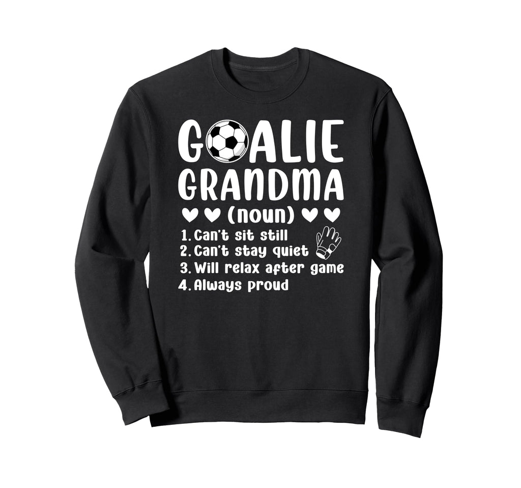 Soccer Goalie Grandma Definition Sweatshirt - Minimalist Print Unisex