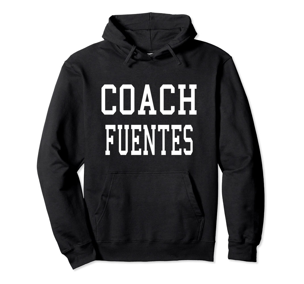 Coach Fuentes Custom Football Soccer Hoodie - Trendy Graphic for Adults