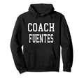 Coach Fuentes Custom Football Soccer Hoodie - Trendy Graphic for Adults