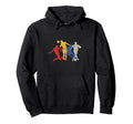 Soccer Players Silhouettes Soccer Hoodie - Custom Art Print Men Women