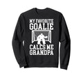 Field Hockey Goalie Grandpa Field Sweatshirt - Casual Everyday Wear Unisex