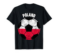 Poland Soccer Game Player Football Fan T-Shirt - Minimalist Print Unisex