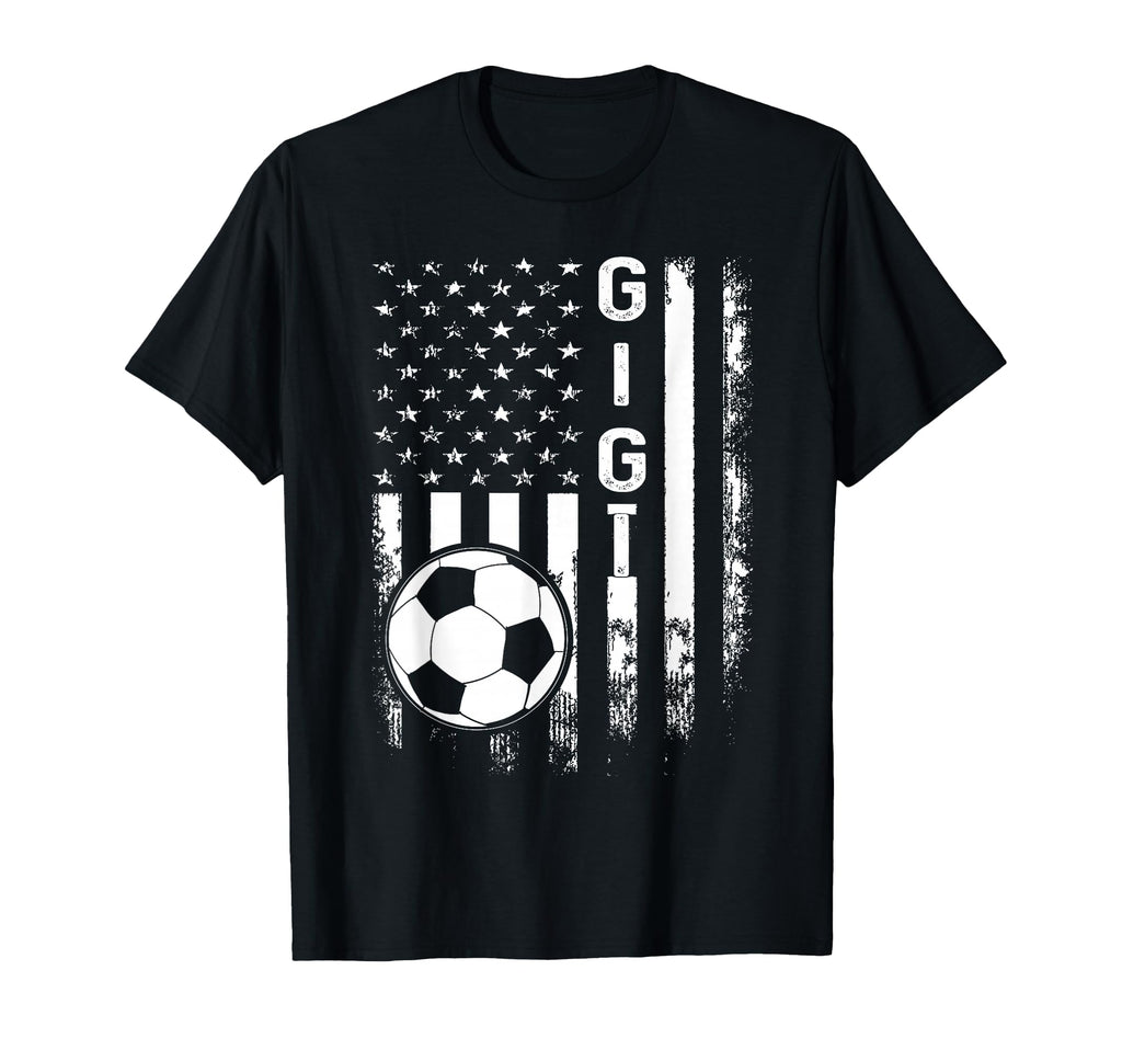 Soccer Gigi American Flag T-Shirt - Aesthetic Graphic Men Women