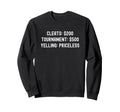 Soccer Mom Dad Cleats Tournaments Sweatshirt - Fun Novelty Design Unisex