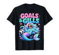 Goals And Gills Mermaid Soccer Ocean T-Shirt - Custom Art Print Unisex