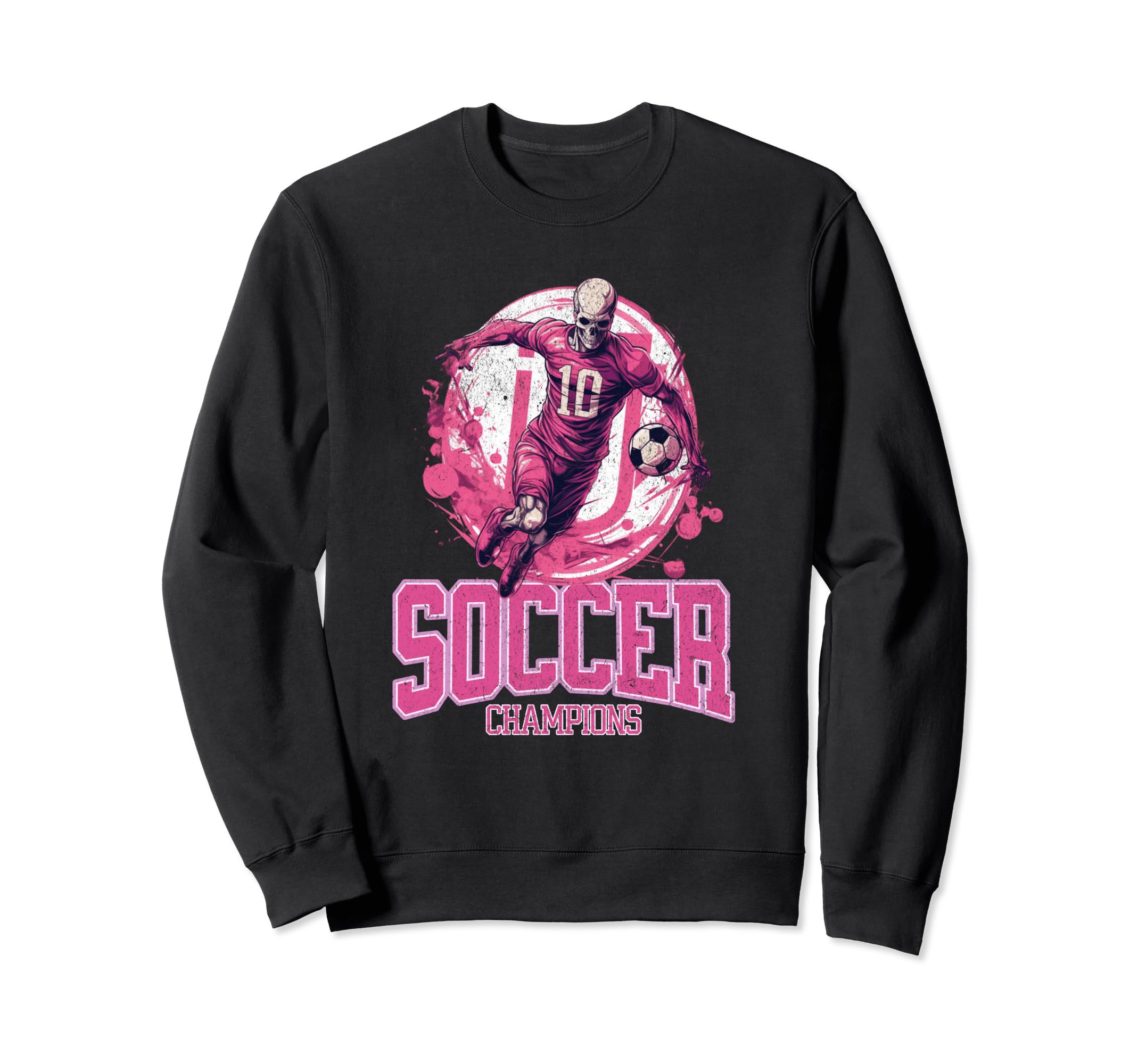 Skeleton Player Football Sweatshirt - Fun Novelty Design for Adults