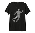 Soccer Player Coaches Fan Tri Blend T-Shirt - Graphic Print Unisex