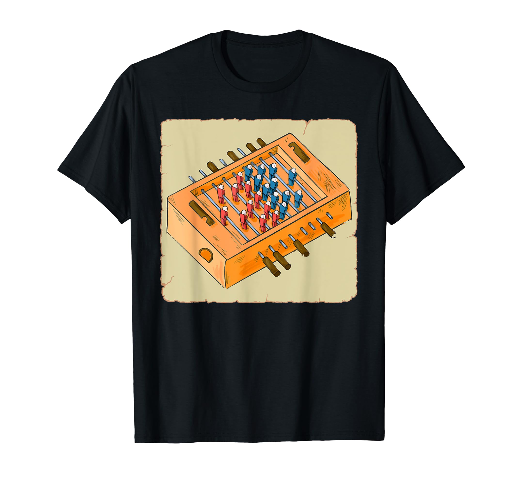 Foosball Player Table Football Soccer T-Shirt - Minimalist Print for Adults