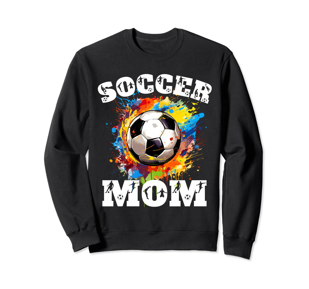My Soccer Mom Era Painting Mom Sweatshirt - Novelty Apparel for Adults