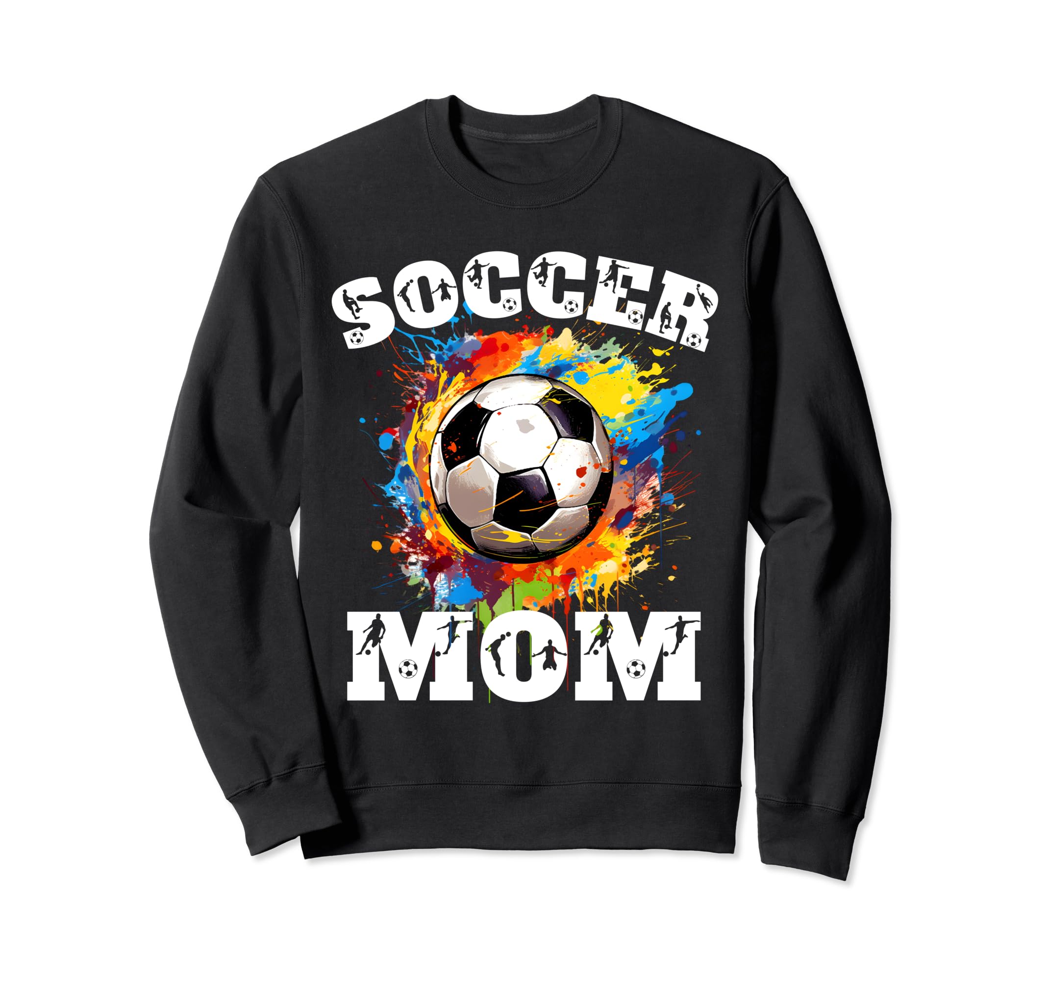 My Soccer Mom Era Painting Mom Sweatshirt - Novelty Apparel for Adults
