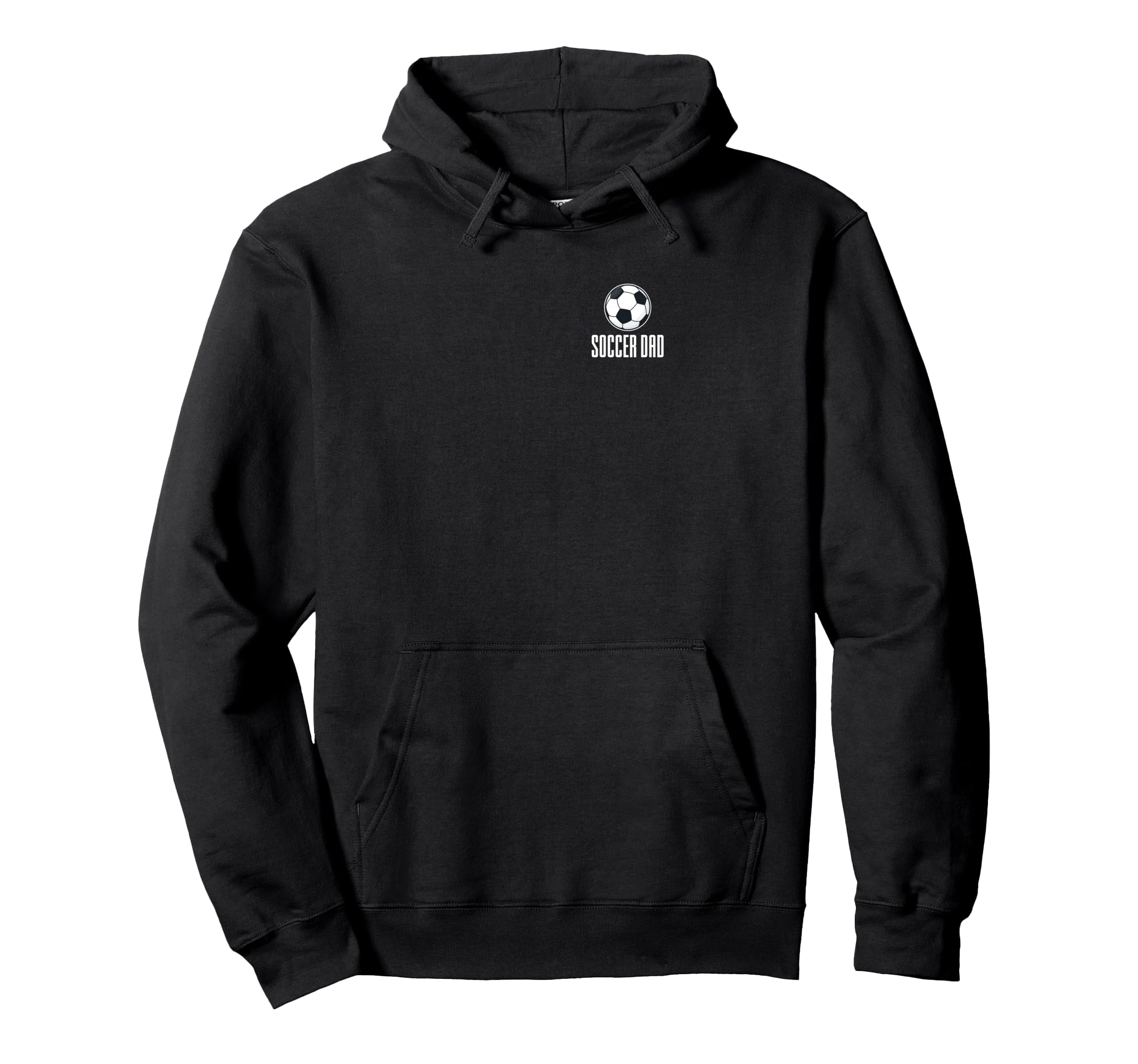 Soccer Father Sports Lover Soccer Hoodie - Minimalist Print for Adults