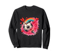 Soccer Love Arrow Heart Energy Sweatshirt - Custom Art Print for Adults