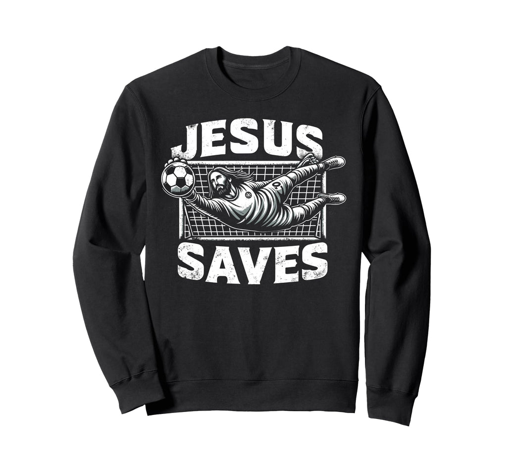 C J S Religious Christian Soccer Hoodie - Custom Art Print Men Women