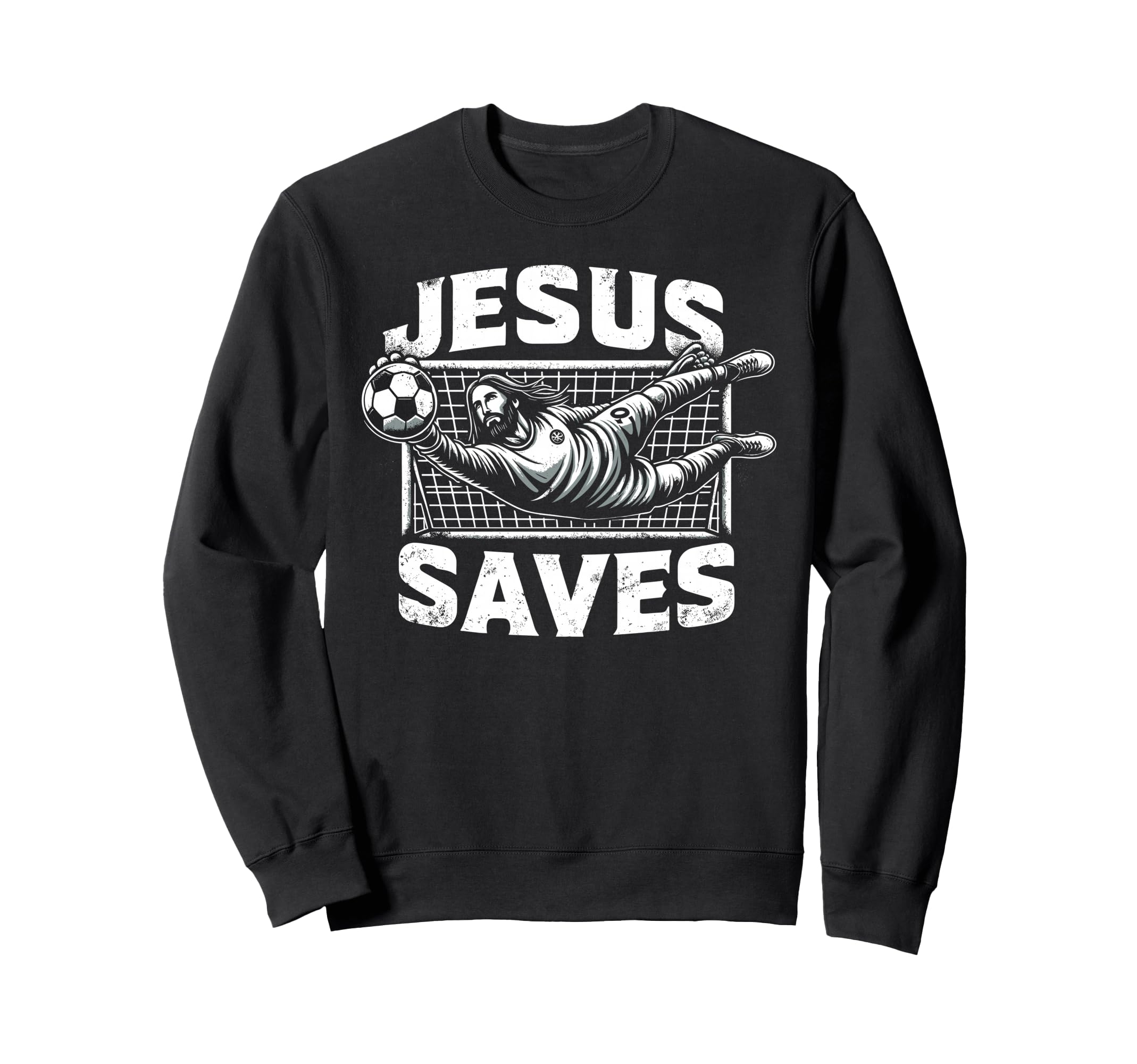 C J S Religious Christian Soccer Hoodie - Custom Art Print Men Women