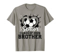 Senior Brother Class 2026 Soccer Drip T-Shirt - Trendy Graphic for Adults