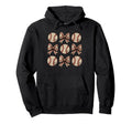 Soccer Bow Game Day Baseball Hoodie - Fun Novelty Design for Adults