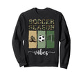 Camo Soccer Season Goal And Cleats Sweatshirt - Graphic Print for Adults