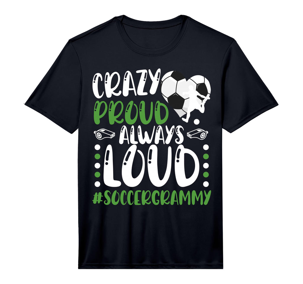 Mens Crazy Proud Soccer Grammy Soccer T-Shirt - Unique Graphic for Adults
