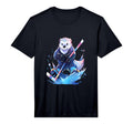 Otter Ice Hockey Player Hockey Stick T-Shirt - Trendy Graphic Unisex