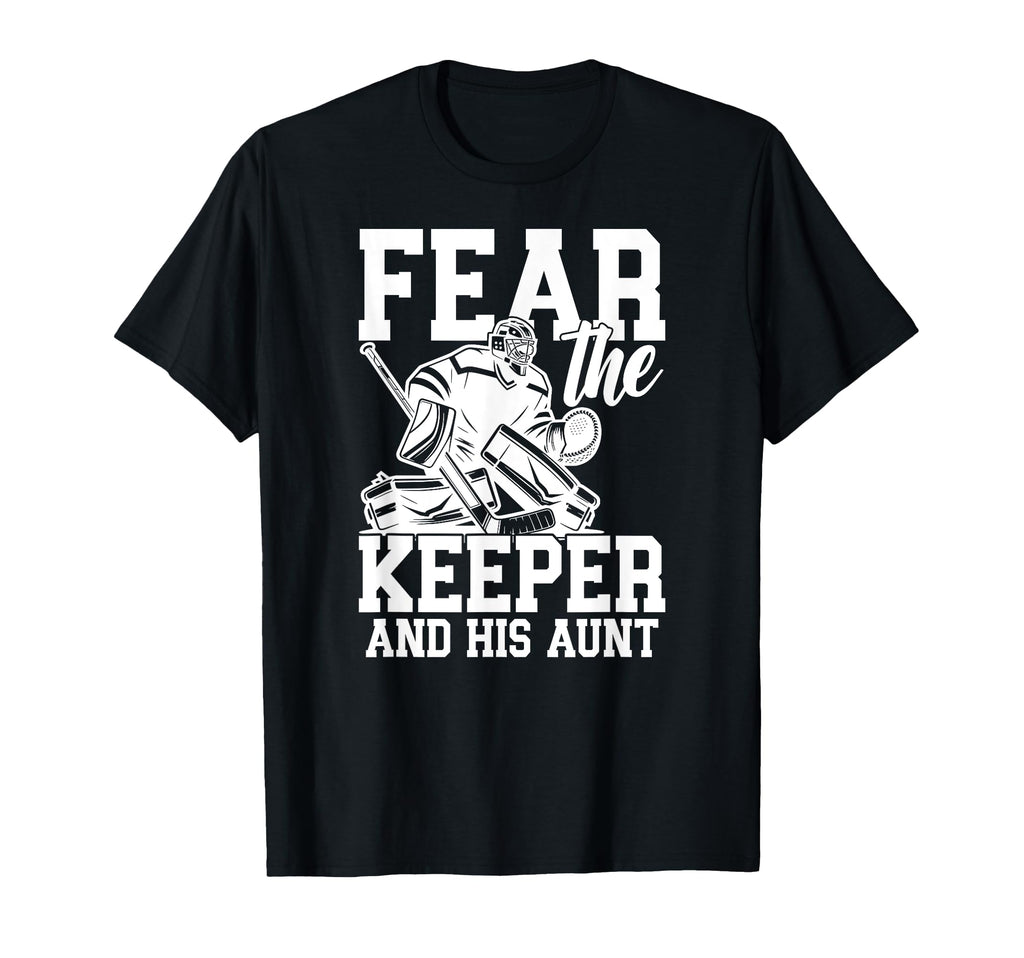 Funny Hockey Keeper Aunt Hockey T-Shirt - Casual Everyday Wear Unisex