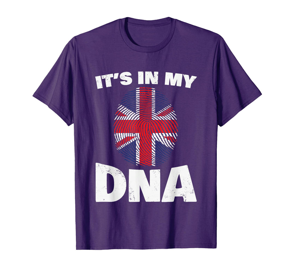 Its My Dna Uk Union Jack United T-Shirt - Aesthetic Graphic for Adults