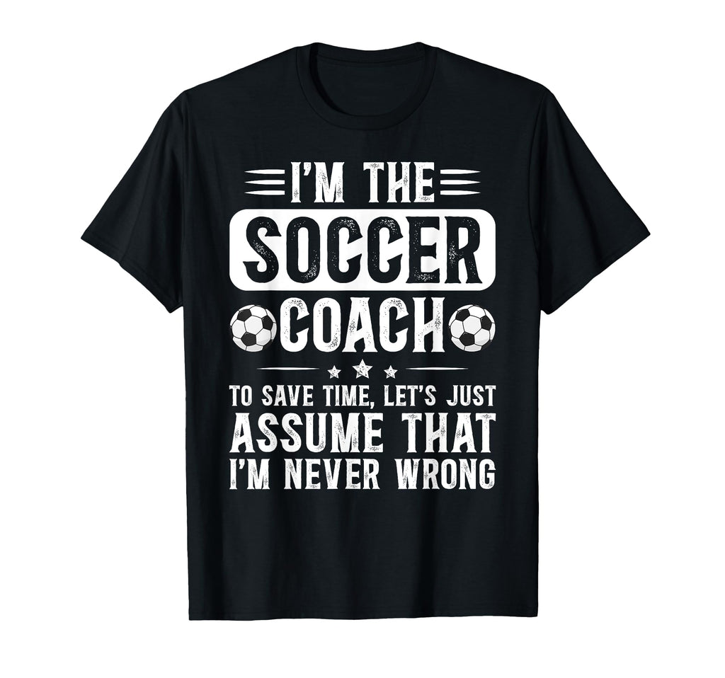 Im Soccer Coach Soccer Coaching T-Shirt - Minimalist Print Men Women