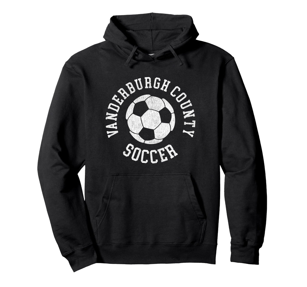 Vanderburgh County Soccer Distressed 90S Hoodie - Graphic Print Men Women