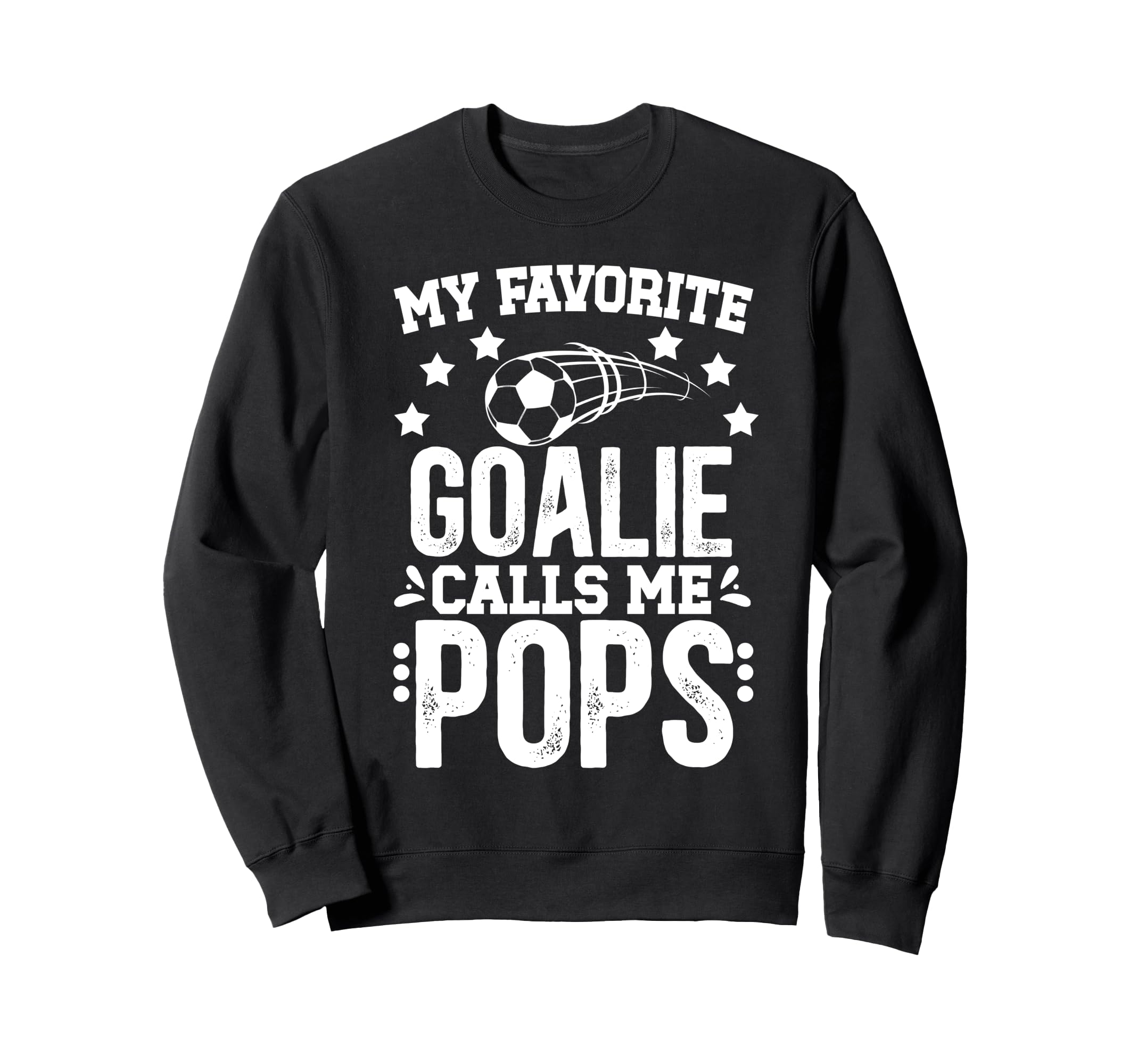 My Favorite Soccer Goalie Pops Soccer Sweatshirt - Minimalist Print Unisex