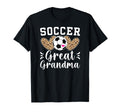 Soccer Great Grandma Soccer Player T-Shirt - Fun Novelty Design for Adults