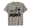 Soccer Poppy Love Soccer Player T-Shirt - Streetwear Style Men Women