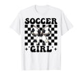 Womens Coquette Bow Ribbon Soccer Player Hoodie - Unique Graphic Unisex