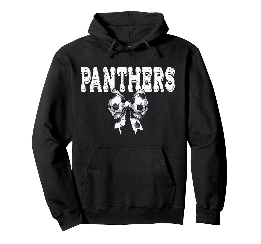 Coquette Panther Soccer School Game Day Hoodie - Novelty Apparel Unisex