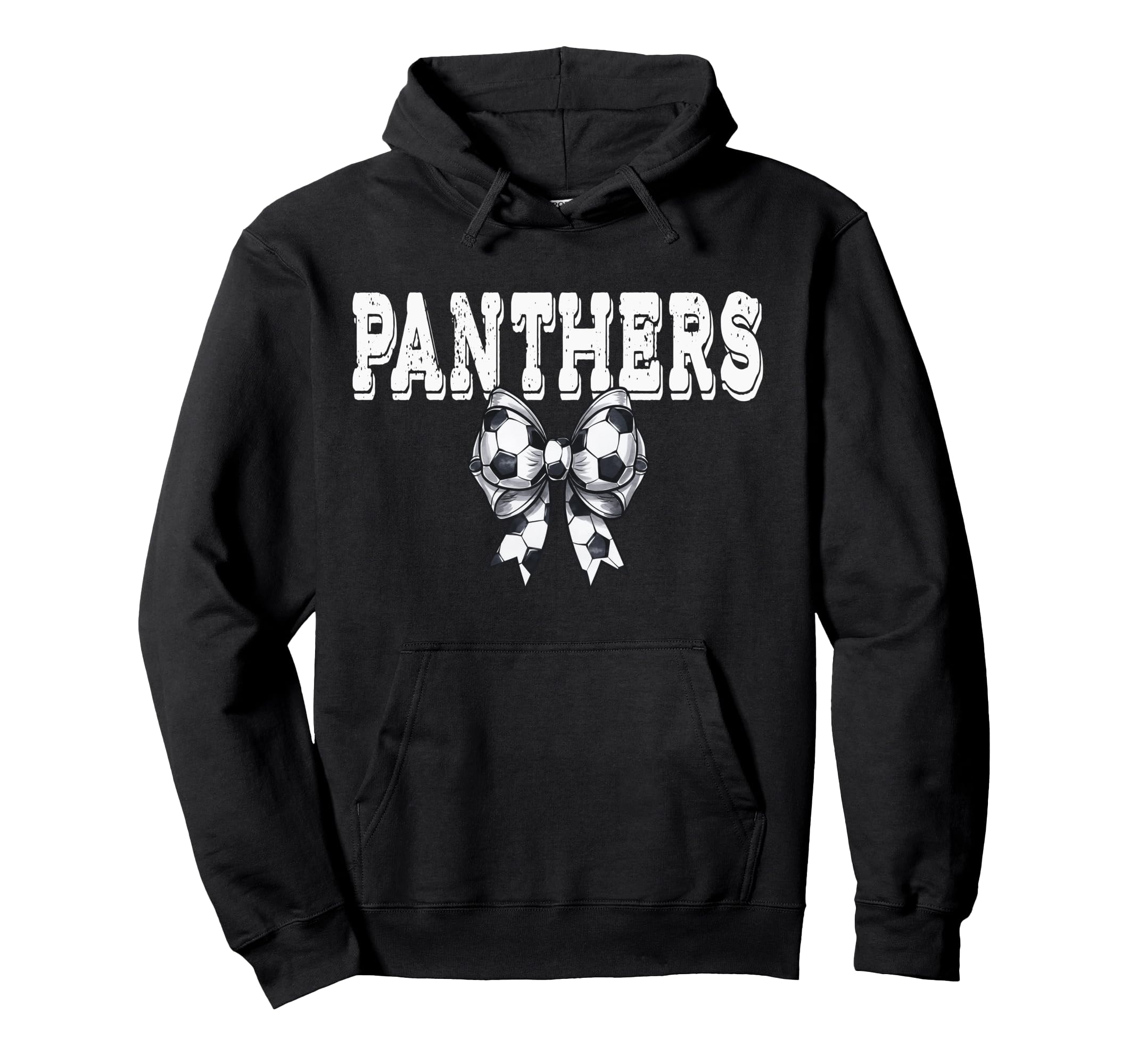 Coquette Panther Soccer School Game Day Hoodie - Novelty Apparel Unisex