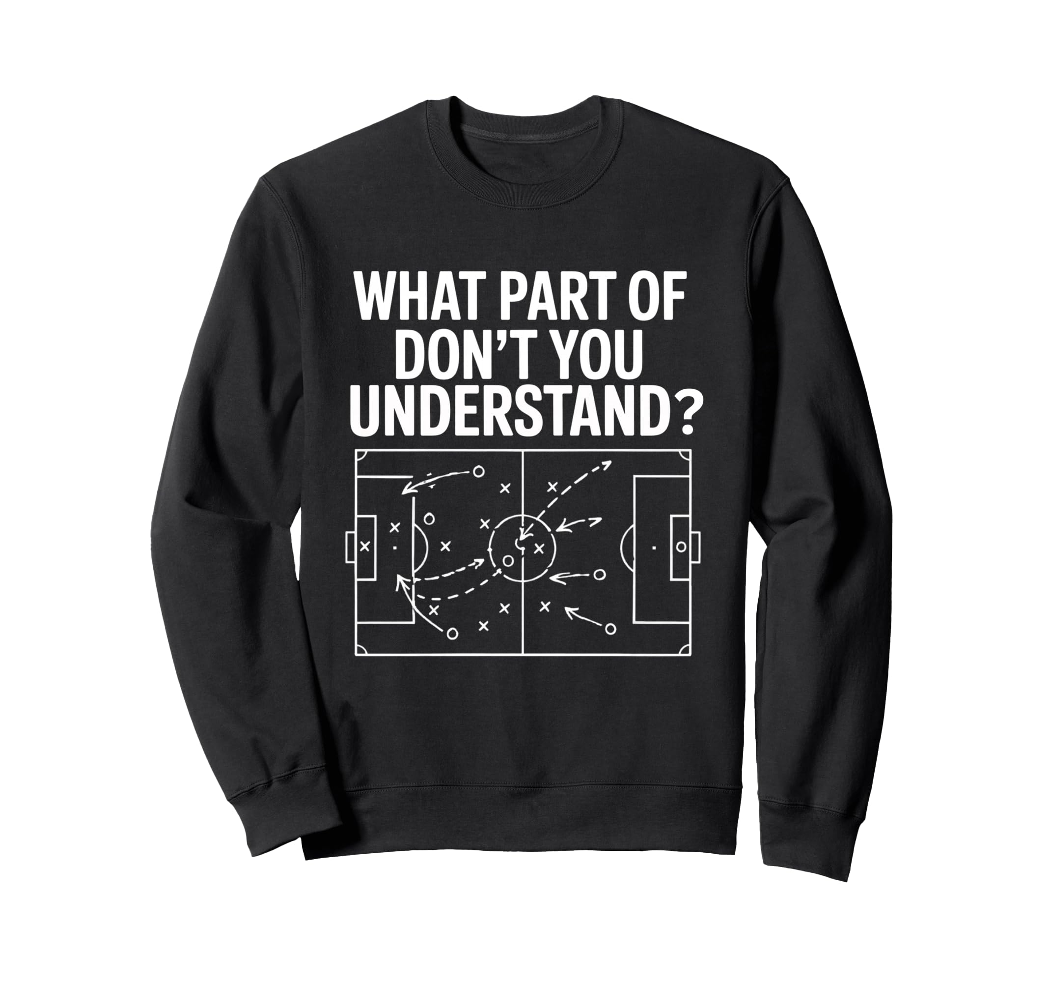 What Part Soccer Football Dont Sweatshirt - Fun Novelty Design Men Women
