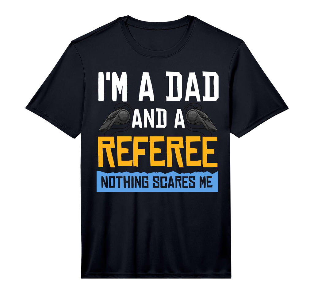 Mens Referee Ref Gift Whistle T-Shirt - Casual Everyday Wear for Adults