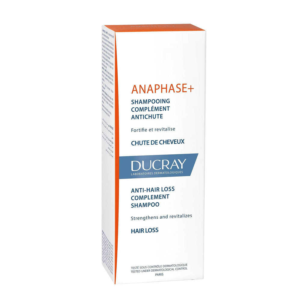 Ducray Anaphase+ Anti-Hair Loss Shampoo - Strengthens Hair, Adds Volume - 6.76 fl oz