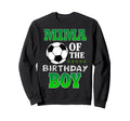 Mima Birthday Soccer Stars Outfit Sweatshirt - Minimalist Print Unisex