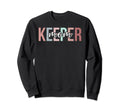 Boho Hockey Keeper Mom Ice Hockey Sweatshirt - Minimalist Print Men Women