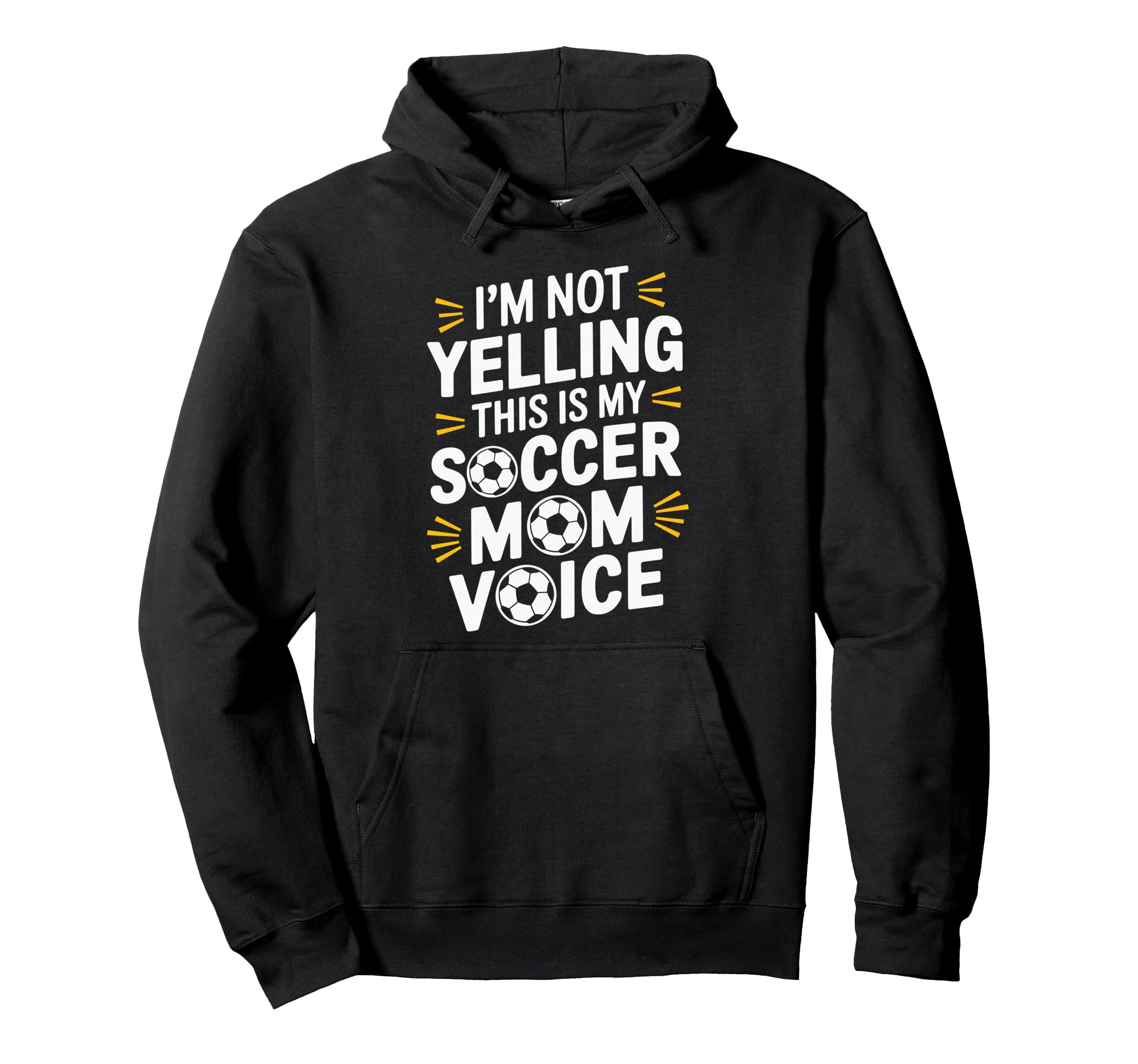 This Is My Soccer Mom Voice Goalkeeper Hoodie - Aesthetic Graphic Unisex