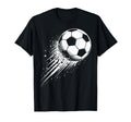 Splash Art Soccer Football Ball T-Shirt - Aesthetic Graphic for Adults