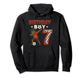 Dabbing 7 Year Old Soccer Player Melanin Hoodie - Graphic Print for Adults