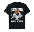 Senior Nana 2026 Soccer Mama Coquette Bow T-Shirt - Trendy Graphic Unisex