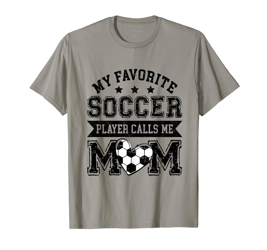 Soccer Mom My Favorite Soccer Player T-Shirt - Trendy Graphic for Adults