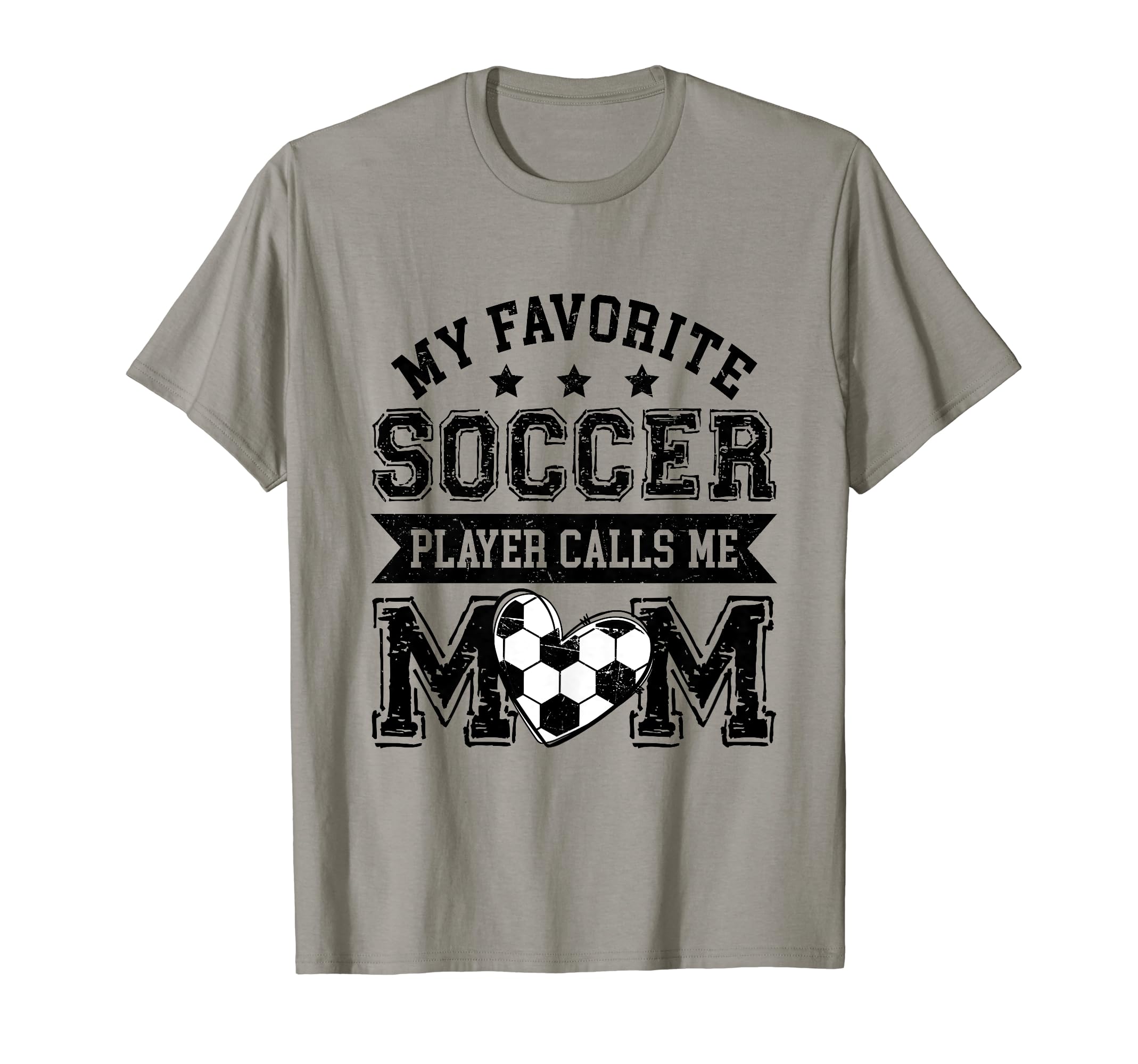 Soccer Mom My Favorite Soccer Player T-Shirt - Trendy Graphic for Adults