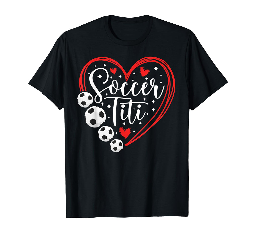Soccer Titi Heart Titi Soccer Player T-Shirt - Graphic Print for Adults