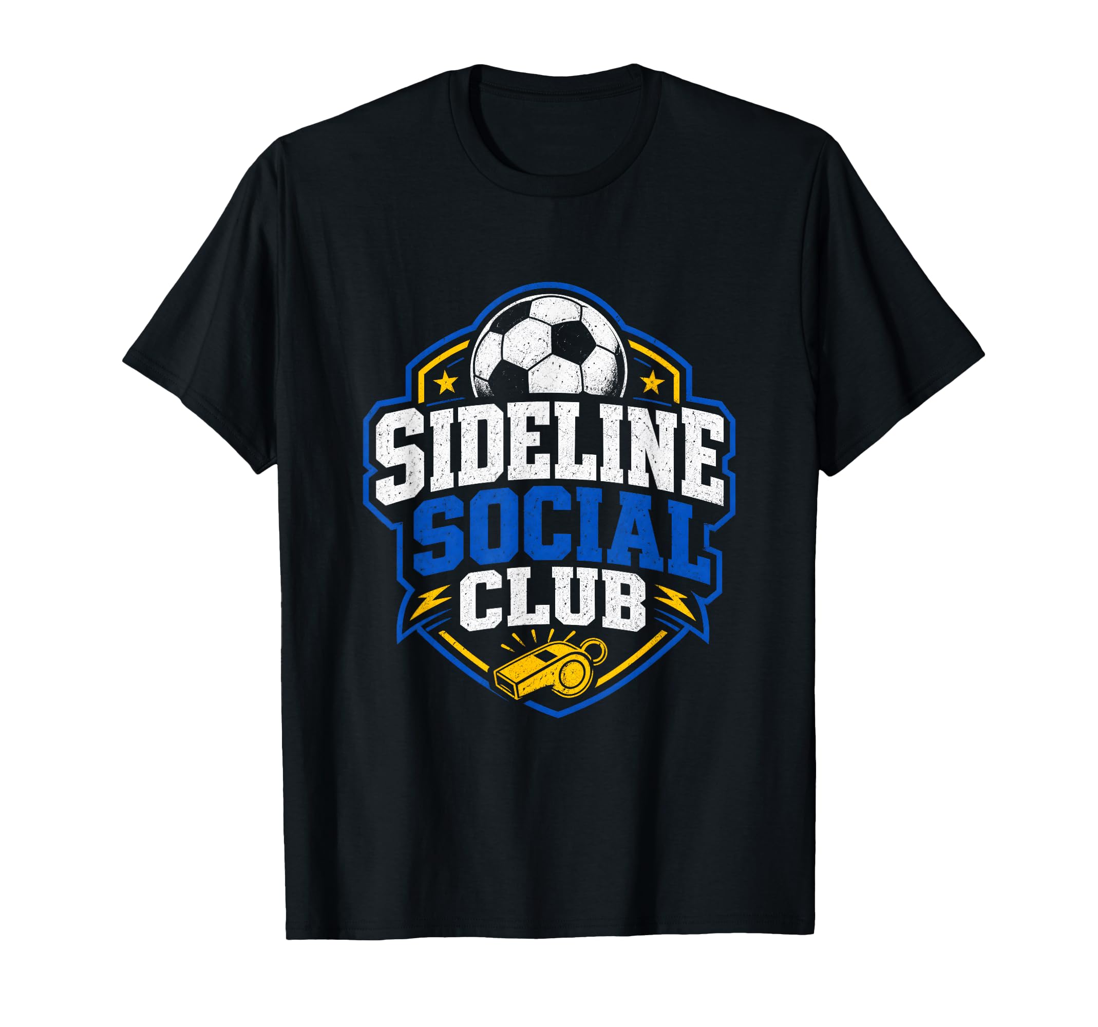 Sideline Social Club Soccer Team T-Shirt - Casual Everyday Wear Men Women